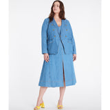 Women's Michelle Denim Blazer, Blue