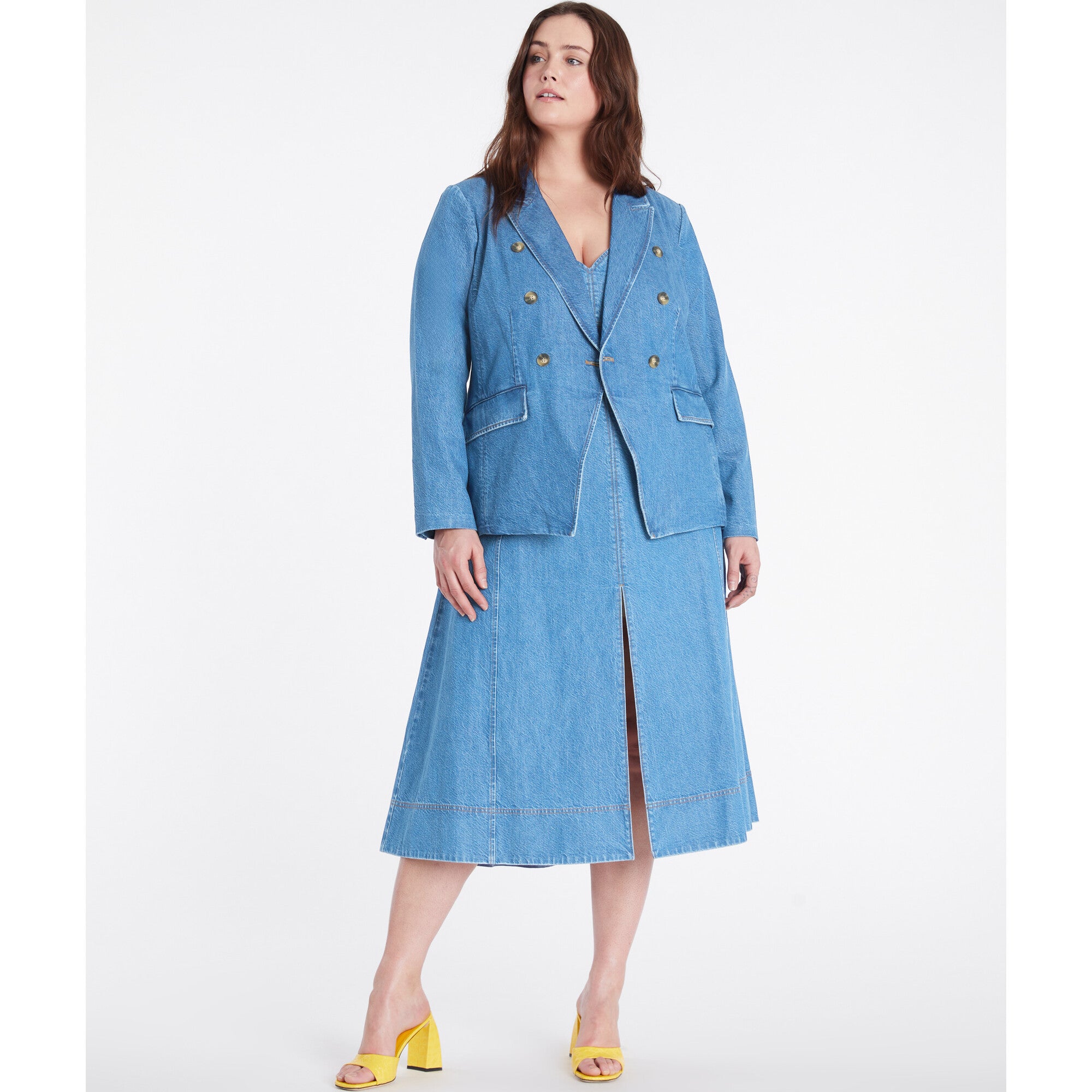 Women's Michelle Denim Blazer, Blue