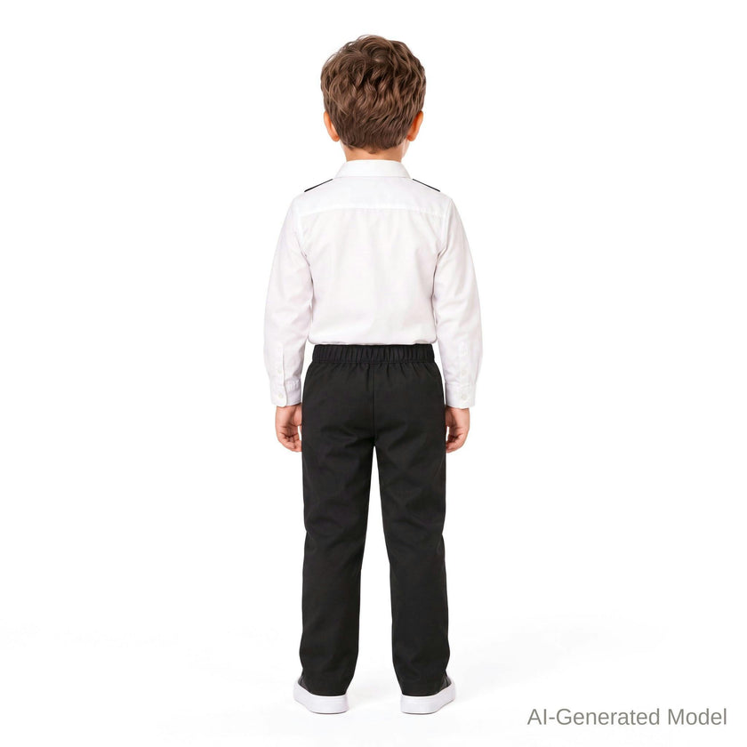 Kids 3-Piece Dapper-in-a-Dash Vest Set | Black