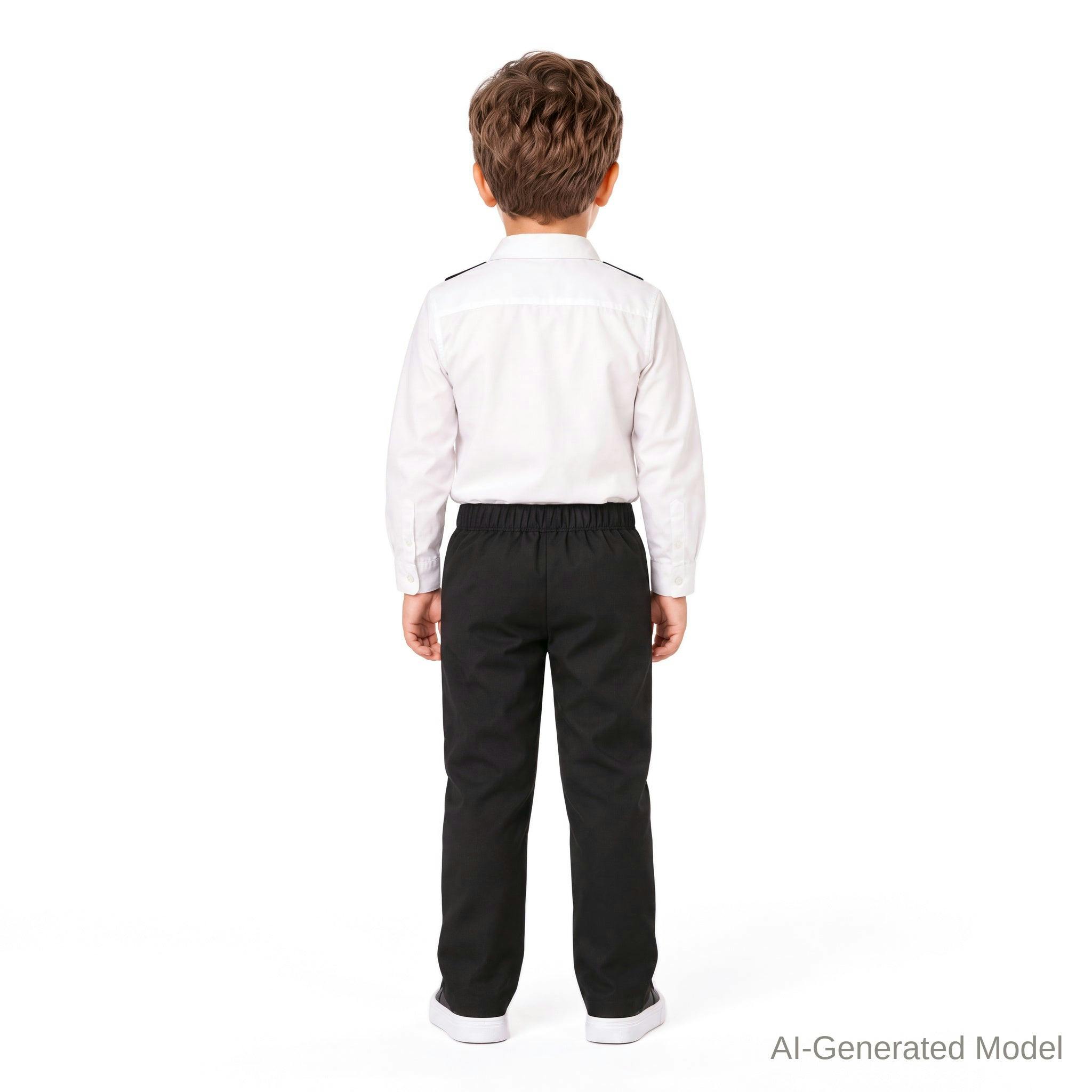 Kids 3-Piece Dapper-in-a-Dash Vest Set | Black