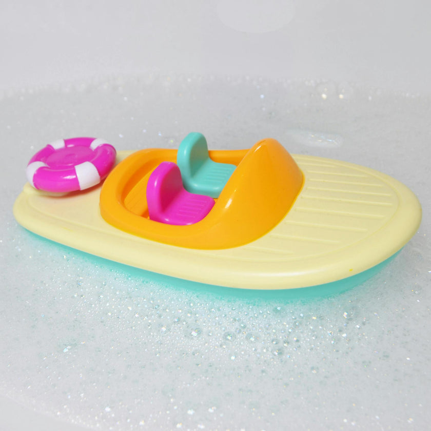 Bath Time: Wind-Up Race Boat