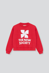 TNS Logo Teen Sweatshirt Tulip Red