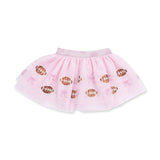 Football Helmets Pink - Tutu Skirt with Bike Shorts