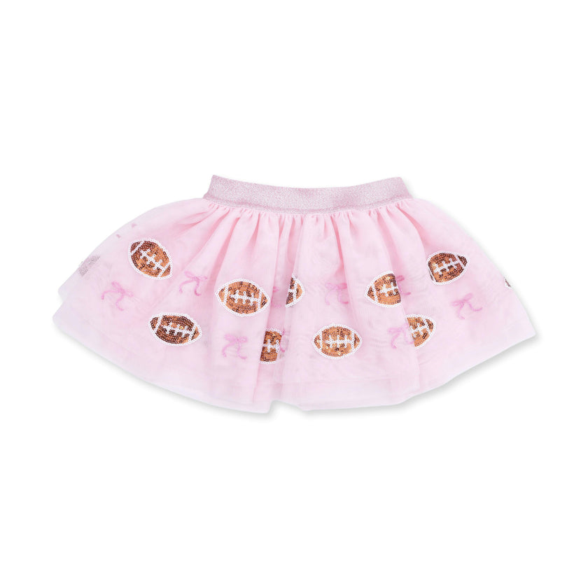 Football Helmets Pink - Tutu Skirt with Bike Shorts