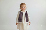 Jaipur Bloom Reversible Printed Sherpa Vest (Print #1)