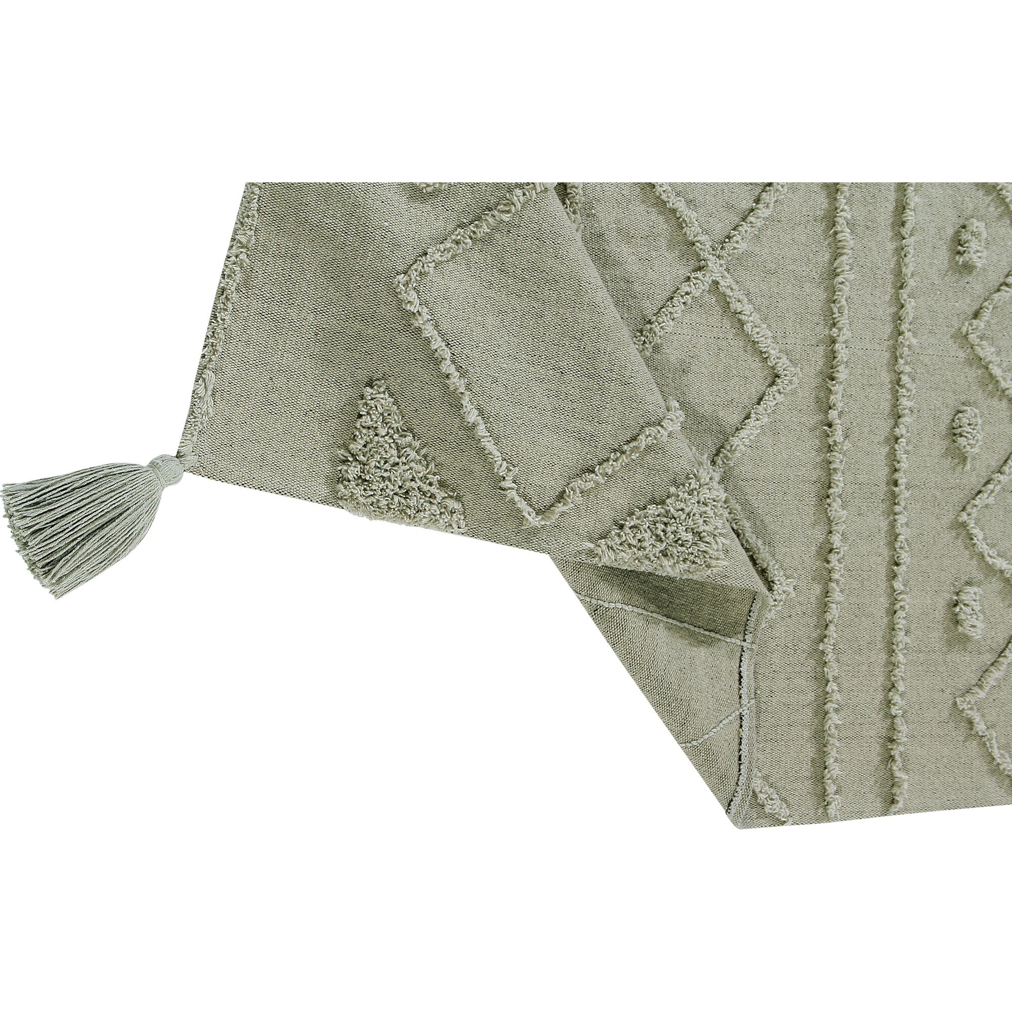 Tribu Washable Rug, Green