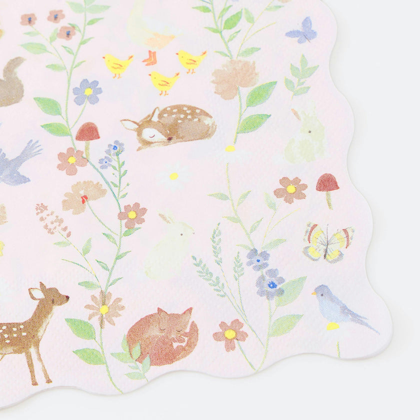 Little Animals Large Napkins
