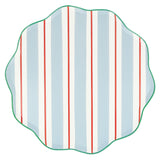 Preppy Stripe Dinner Plates