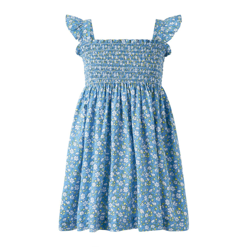 Ditsy Daisy Ruched Dress