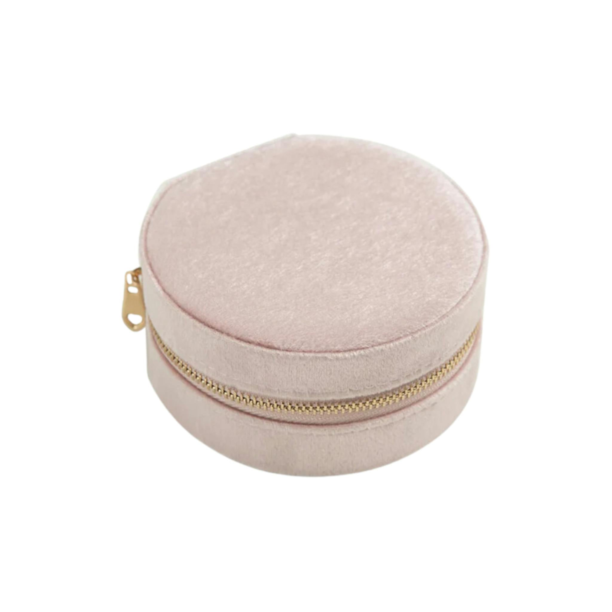 Velvet Circle Jewelry Case