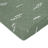 Babyletto Quilted Changing Pad Cover in GOTS Certified Organic Muslin Cotton