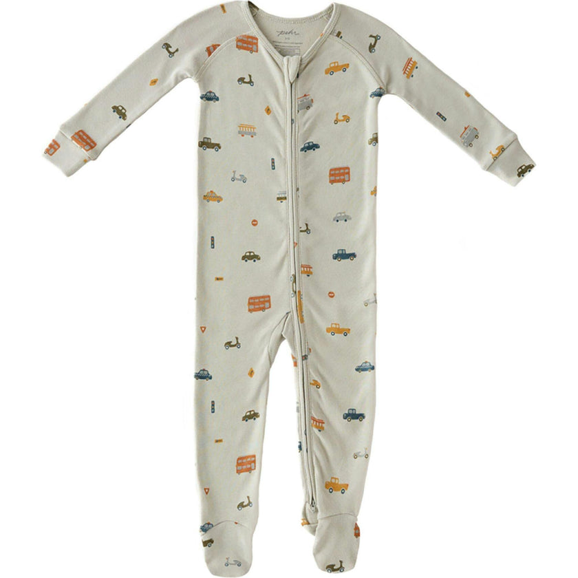 Ribbed Sleeper, White