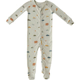 Ribbed Sleeper, White