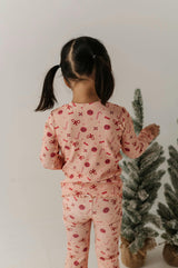 Girls Lettuce Hem Tee in Candy Lane