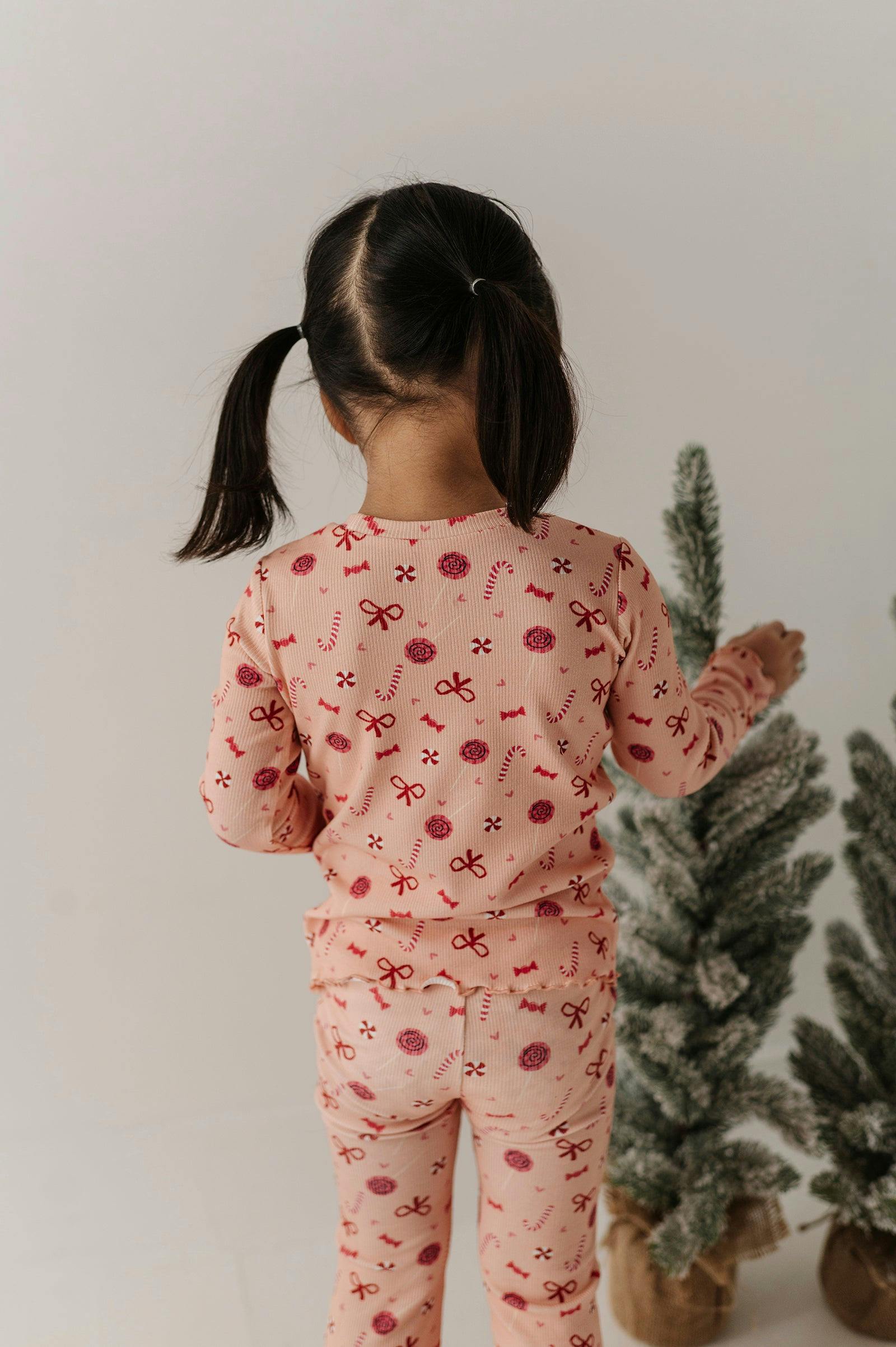 Girls Lettuce Hem Tee in Candy Lane