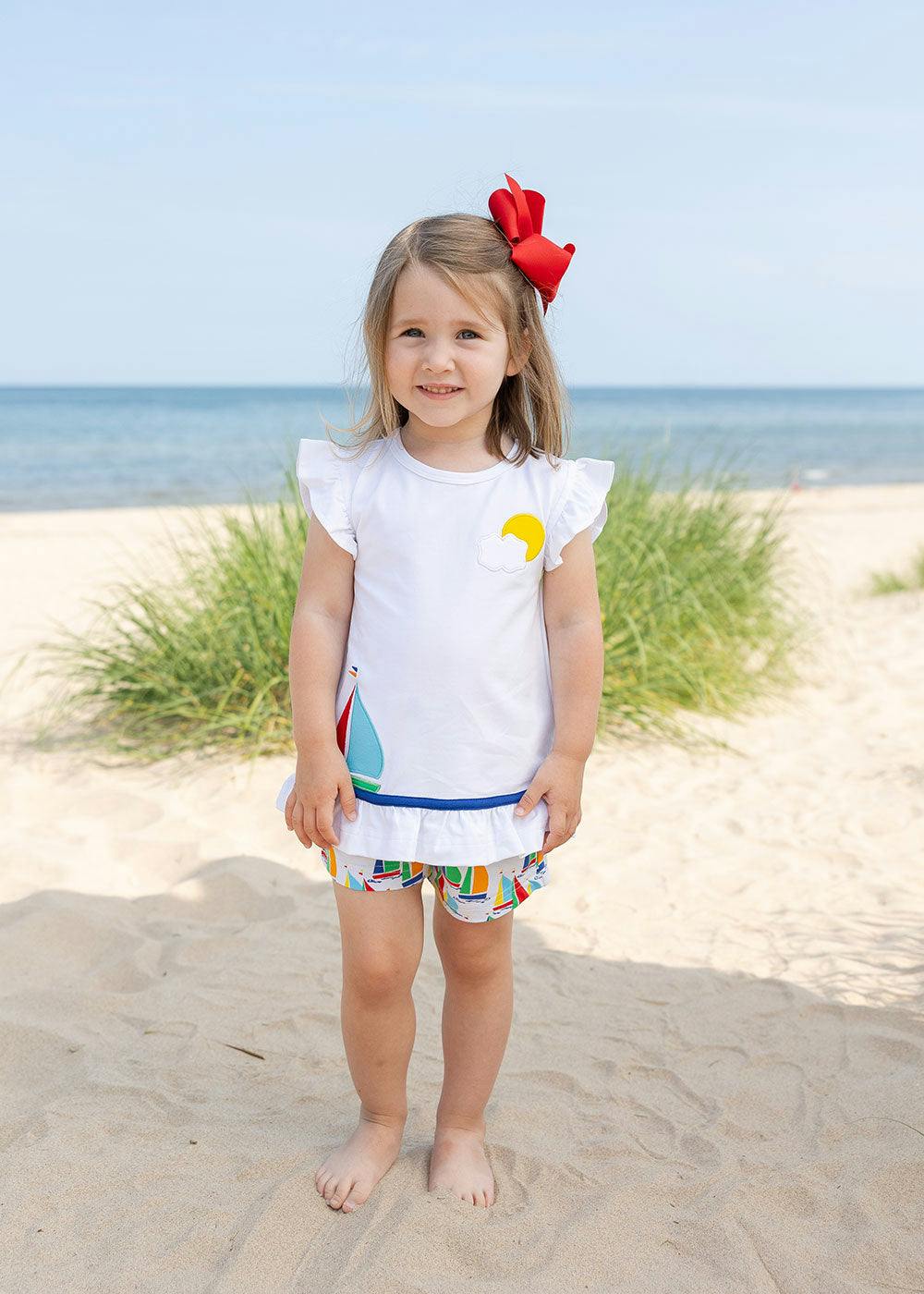 Sailboat Top with Shorts Set