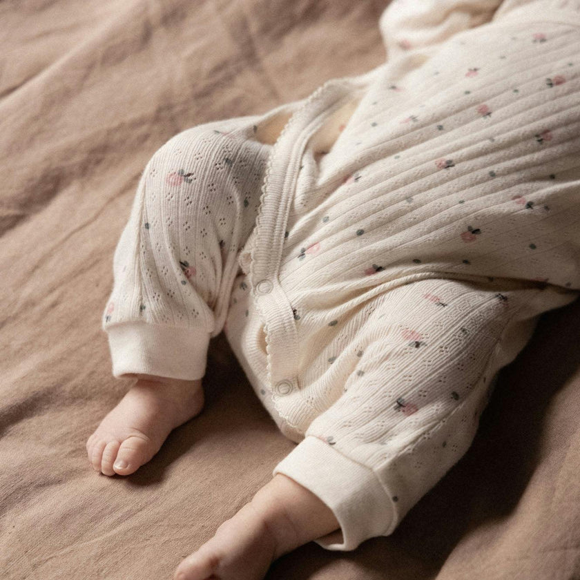 Pointelle Kimono Stretch and Grow