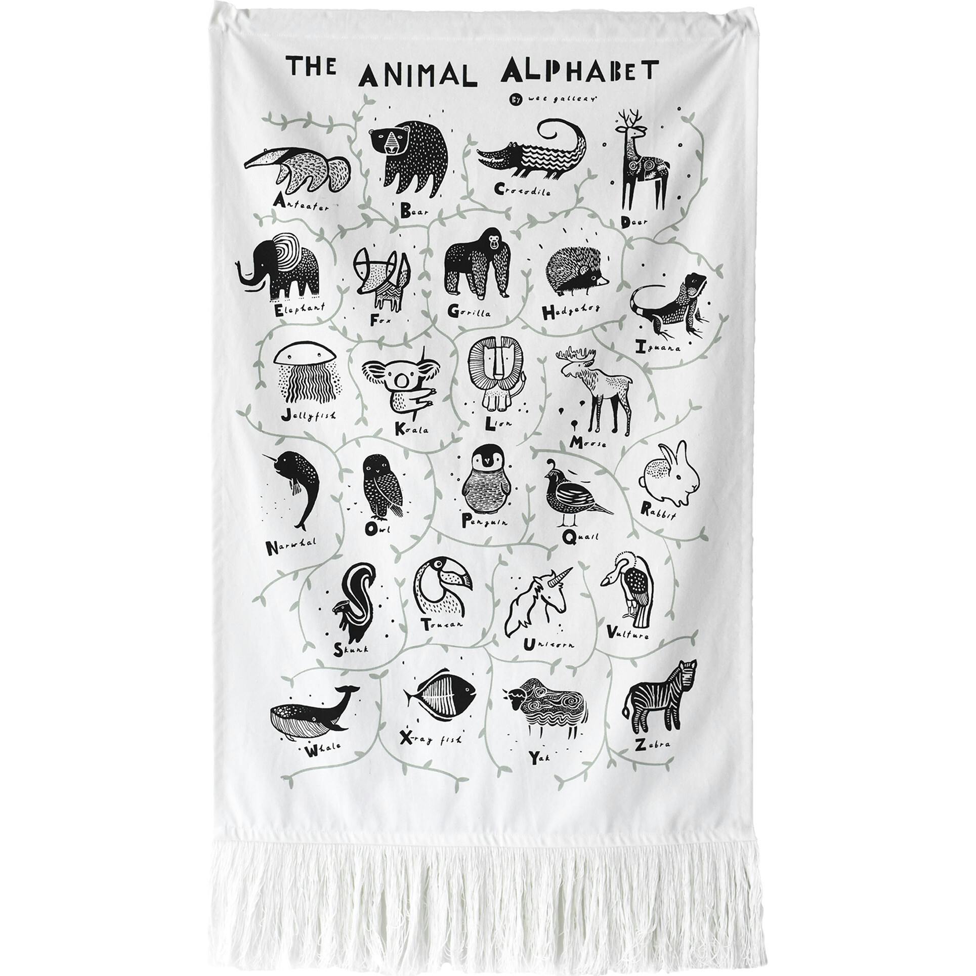 Animal Alphabet Wall Hanging