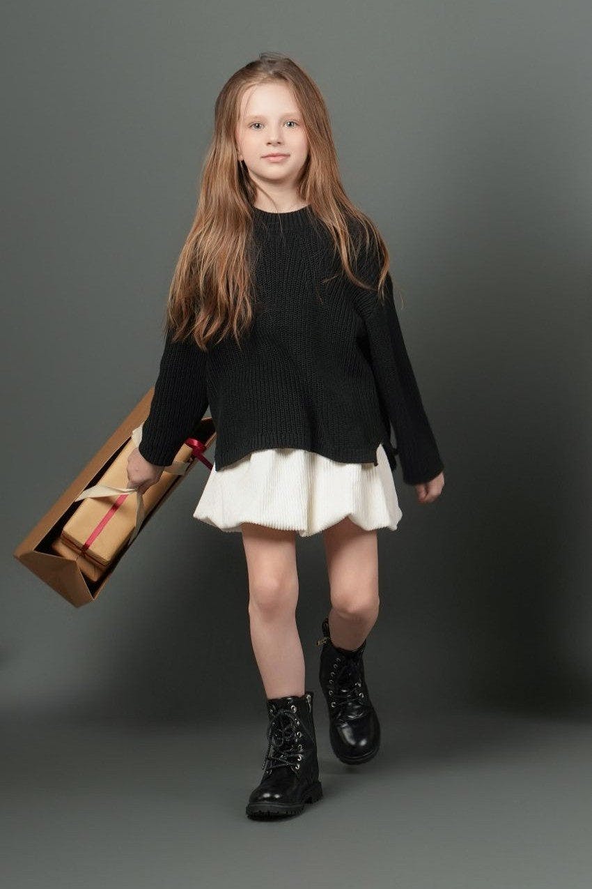 Corduroy Balloon Skirt