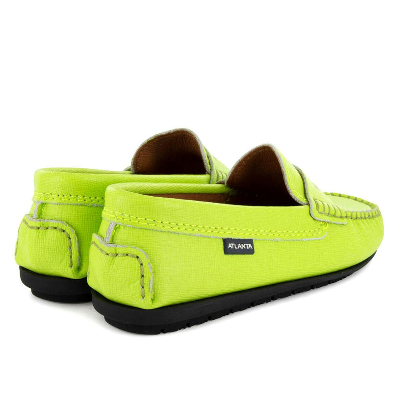 Penny 032 Walker Moccasins, Green Abacate Leather
