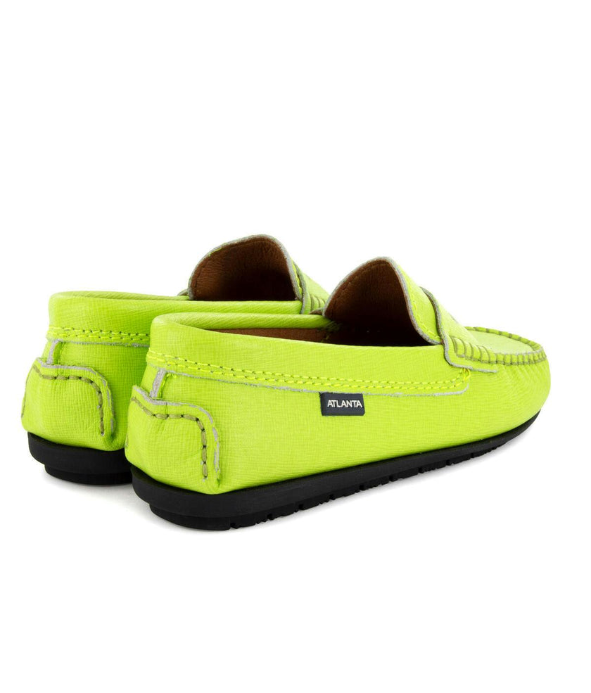 Penny 032 Walker Moccasins, Green Abacate Leather