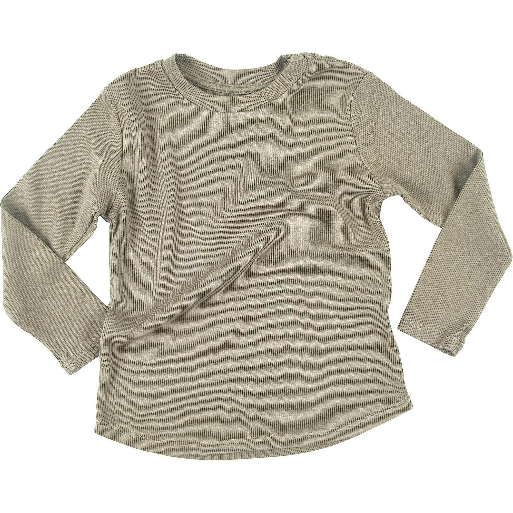 Rib Long Sleeve Top