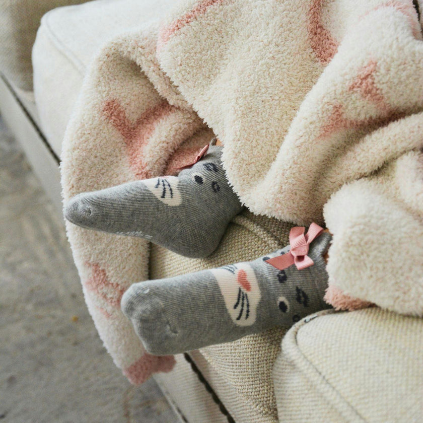 Cats Rule Pink 3pk Infant Hosiery