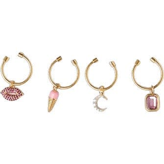Pretty in Pink Wine Charm Bundle
