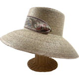 Women'S Wildflower Pop-Up Retro Garden Ribbon Sun Hat