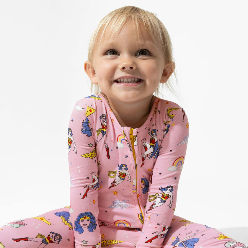 Wonder Woman Bamboo Convertible Footie