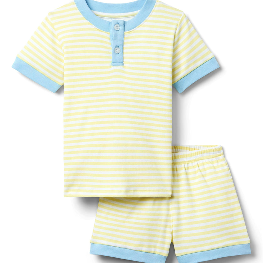 Frankie PJ Set - Lemon Stripe
