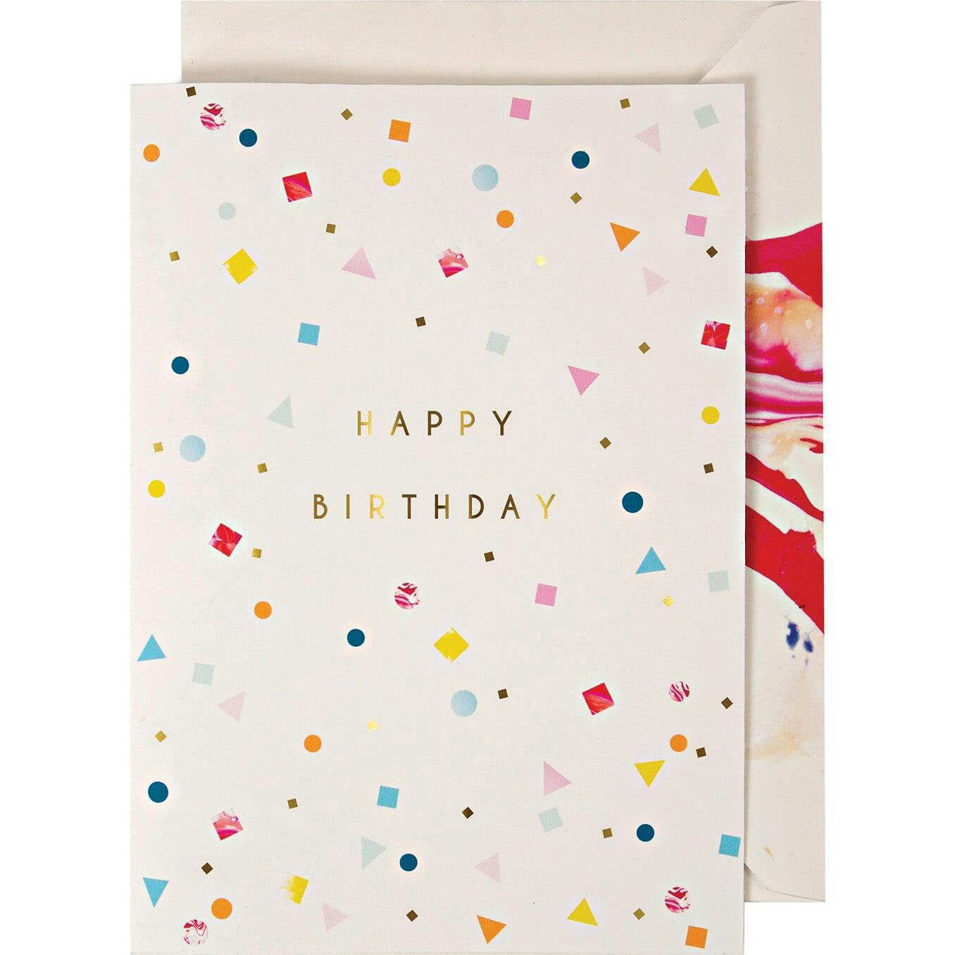 Happy Birthday Garland Card