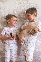 Alligators Boy Pima Cotton Short Pajama Set