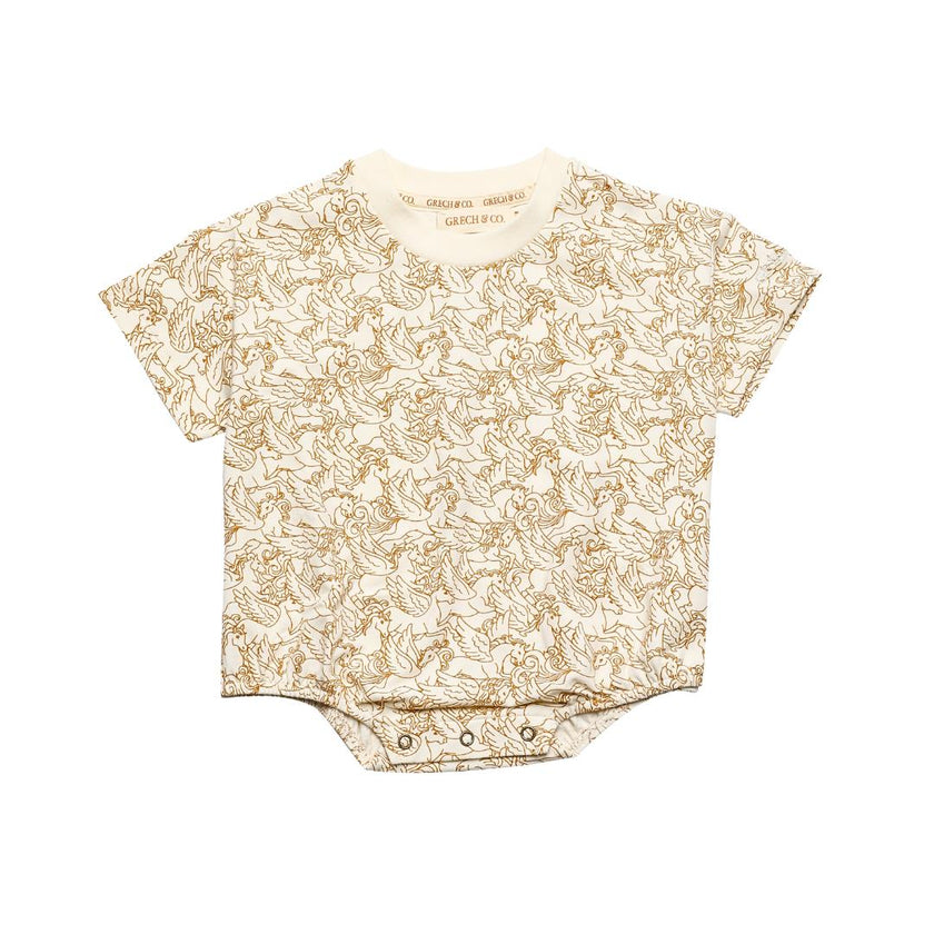 Bubble Romper | Organic Cotton Jersey - Pegasus