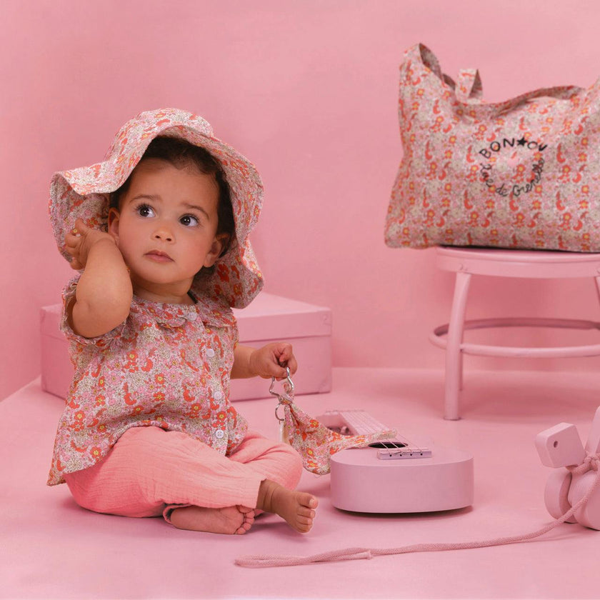 BONTON Aria Baby Blouse - Rose Fiesta