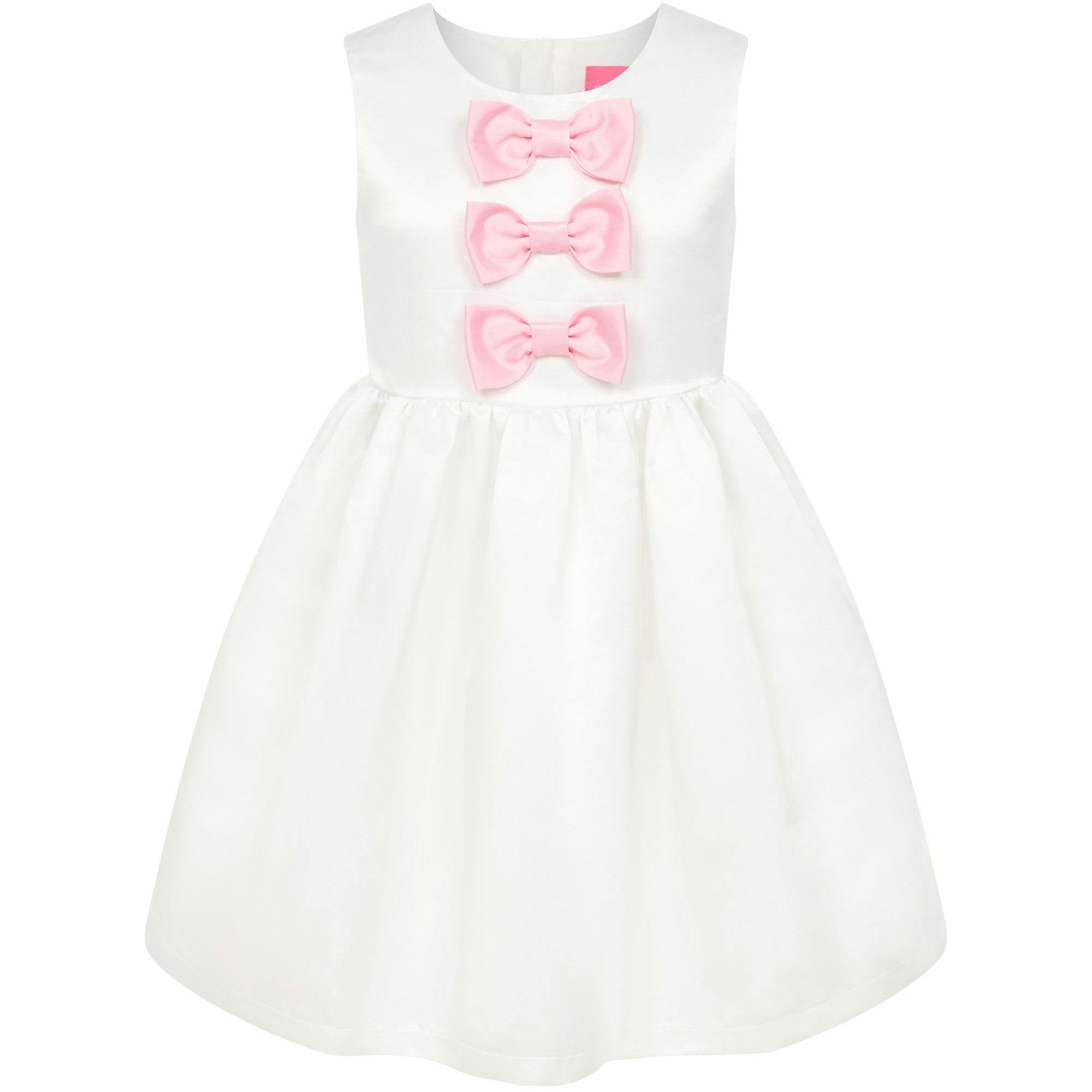 Joy Satin Bows Occasion Party Dress