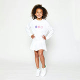 Long Raglan Sleeve Sweatshirt