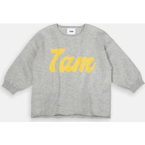 Baby My Boxy Cotton Crew Neck Long Sleeve Top