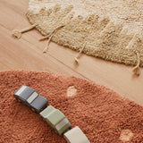 Round Washable Round Dot Rug