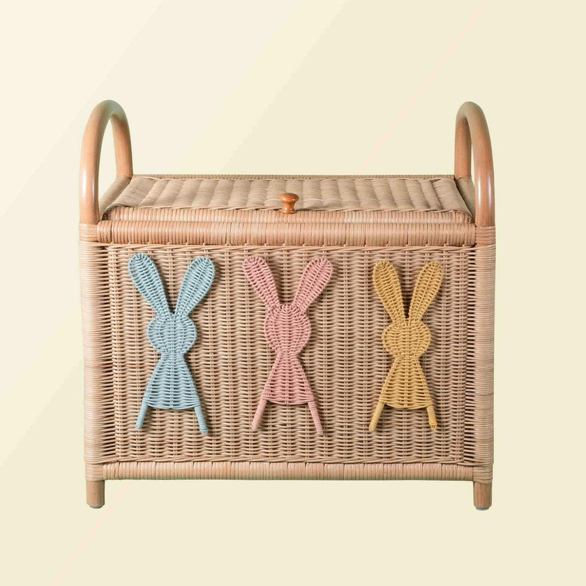 Handcrafted - Anais Toy Trunk - Rattan Wicker