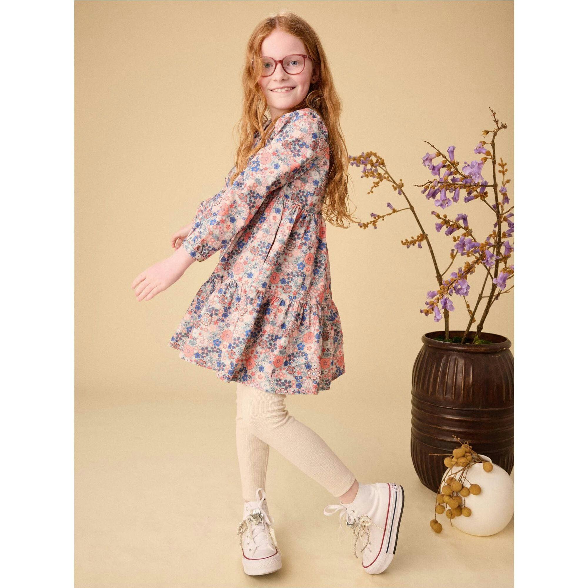 Corduroy Henley Shirtdress, Natural