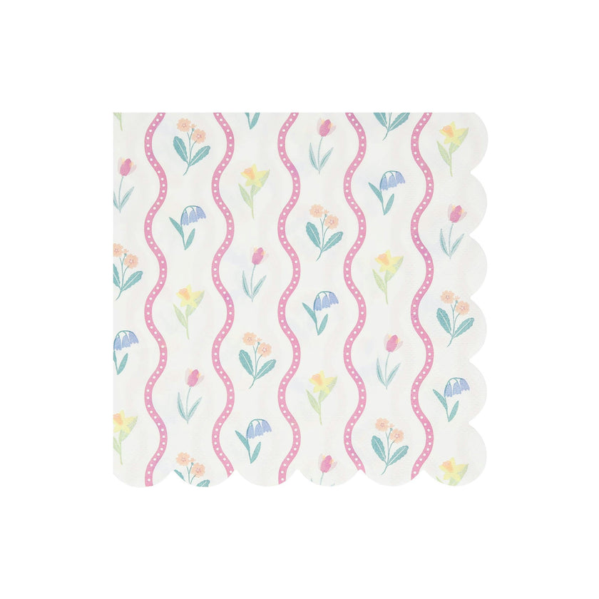 Bloomsbury Floral Pattern Large Napkins