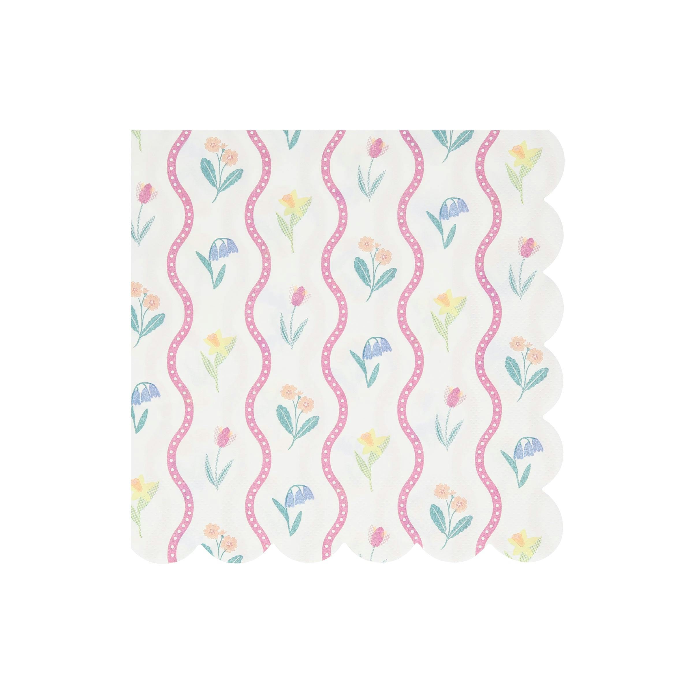 Bloomsbury Floral Pattern Large Napkins