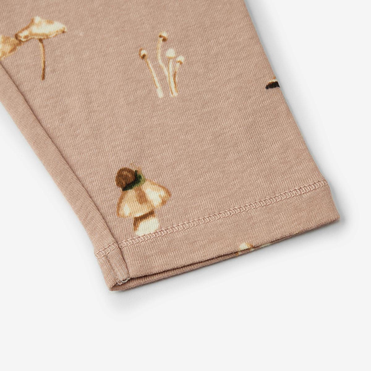 Mushroom Organic Cotton Dress and Legging Set