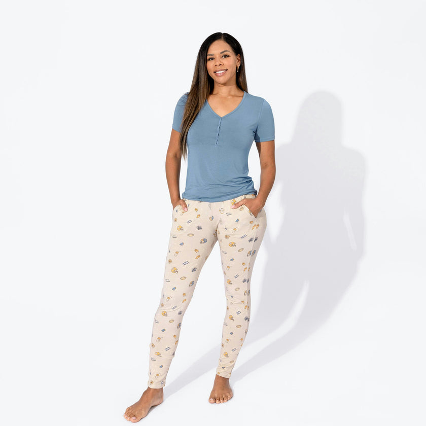 Football Bamboo Women's Pajama Set