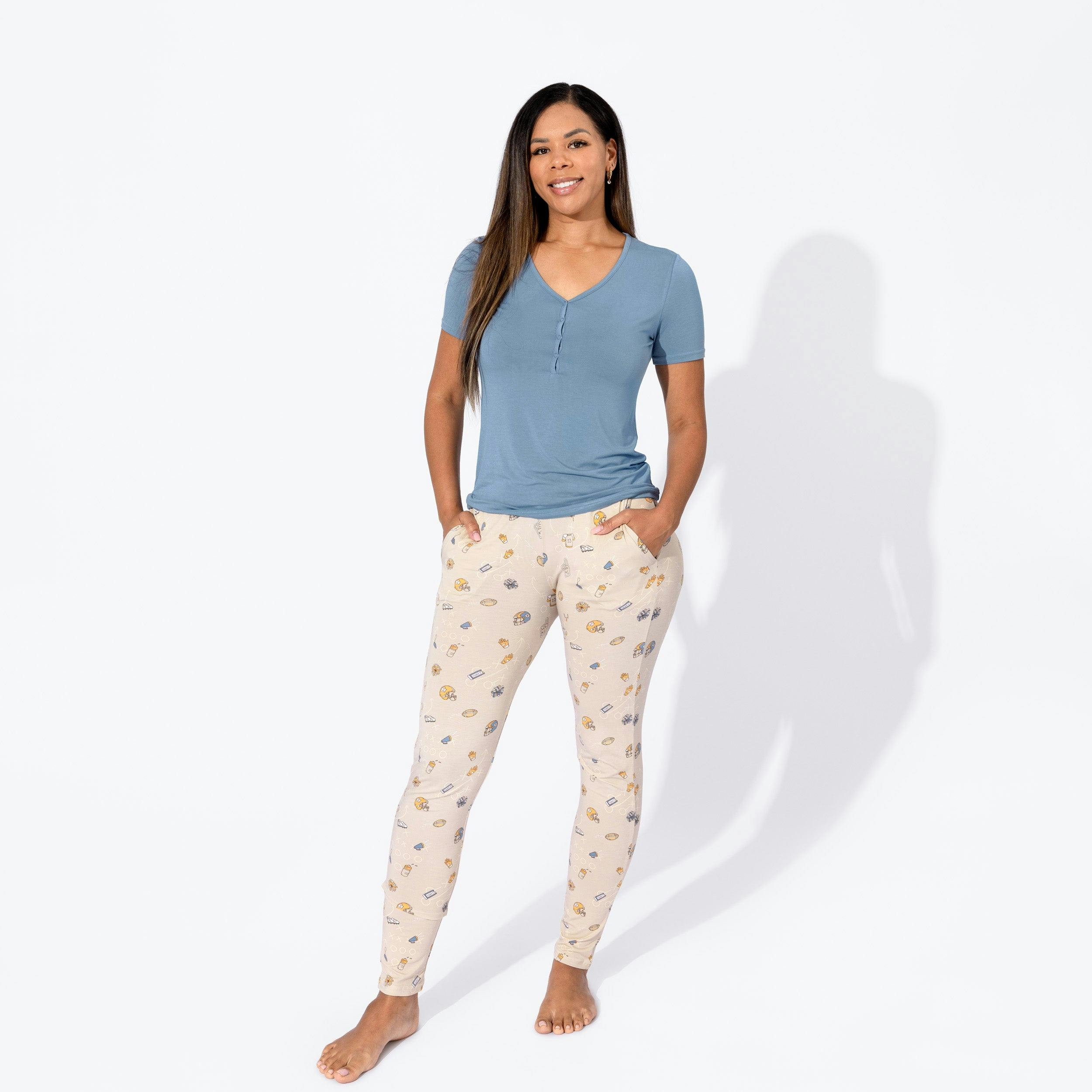 Football Bamboo Women's Pajama Set