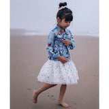 All About The Patch Crop Denim Jacket