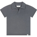 Short Sleeve Ribbed Polo Shirt