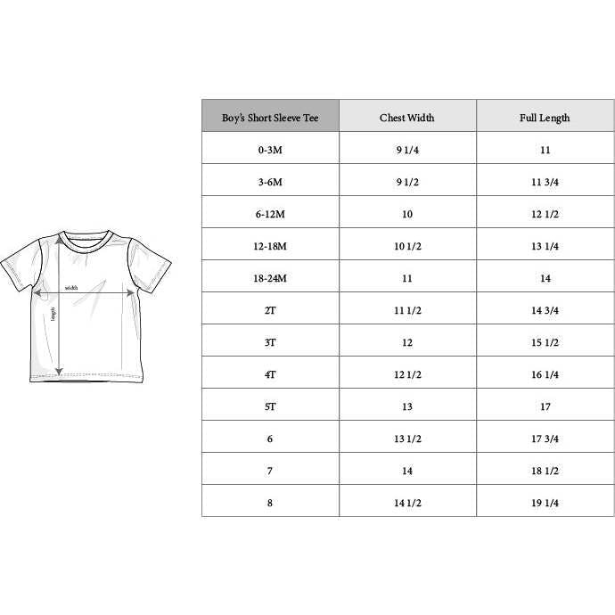 Boy's Short Sleeve Tee