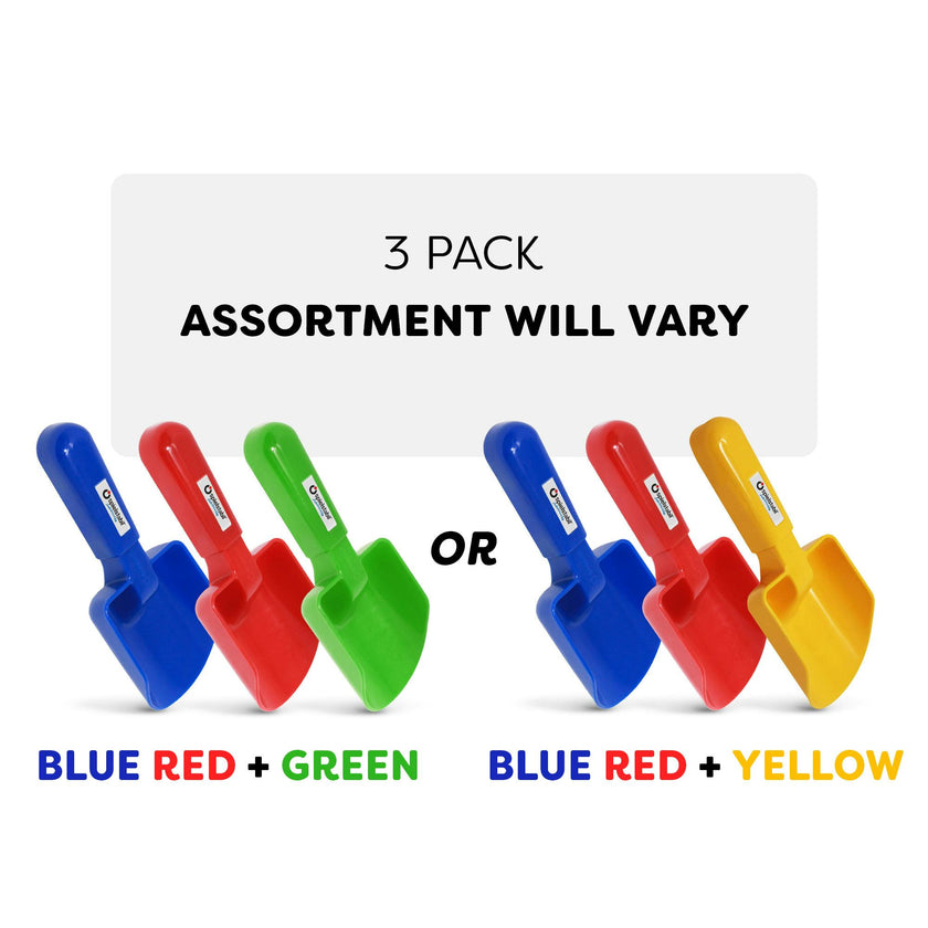 Small Sand Scoop 3 Pack (1 red